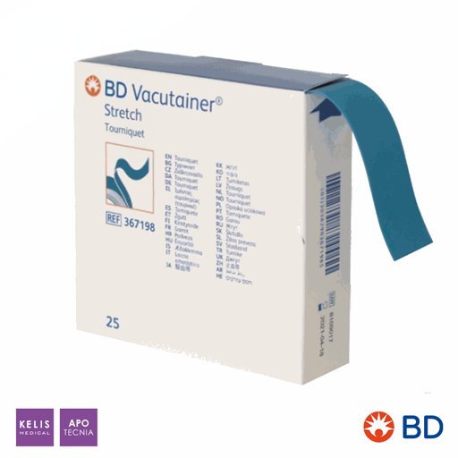 Garrot Vacutainer Stretch - Sans latex - Usage Unique | BD